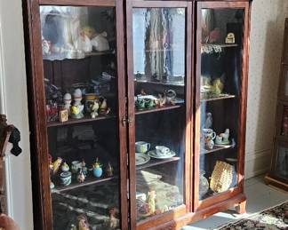 3 Door glass cabinet