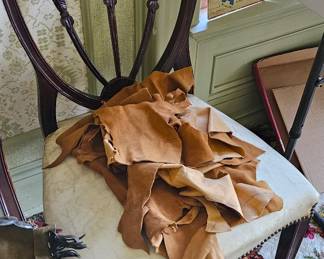 Leather scraps