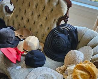 Selection of vintage hats