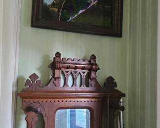 Painted glass picture