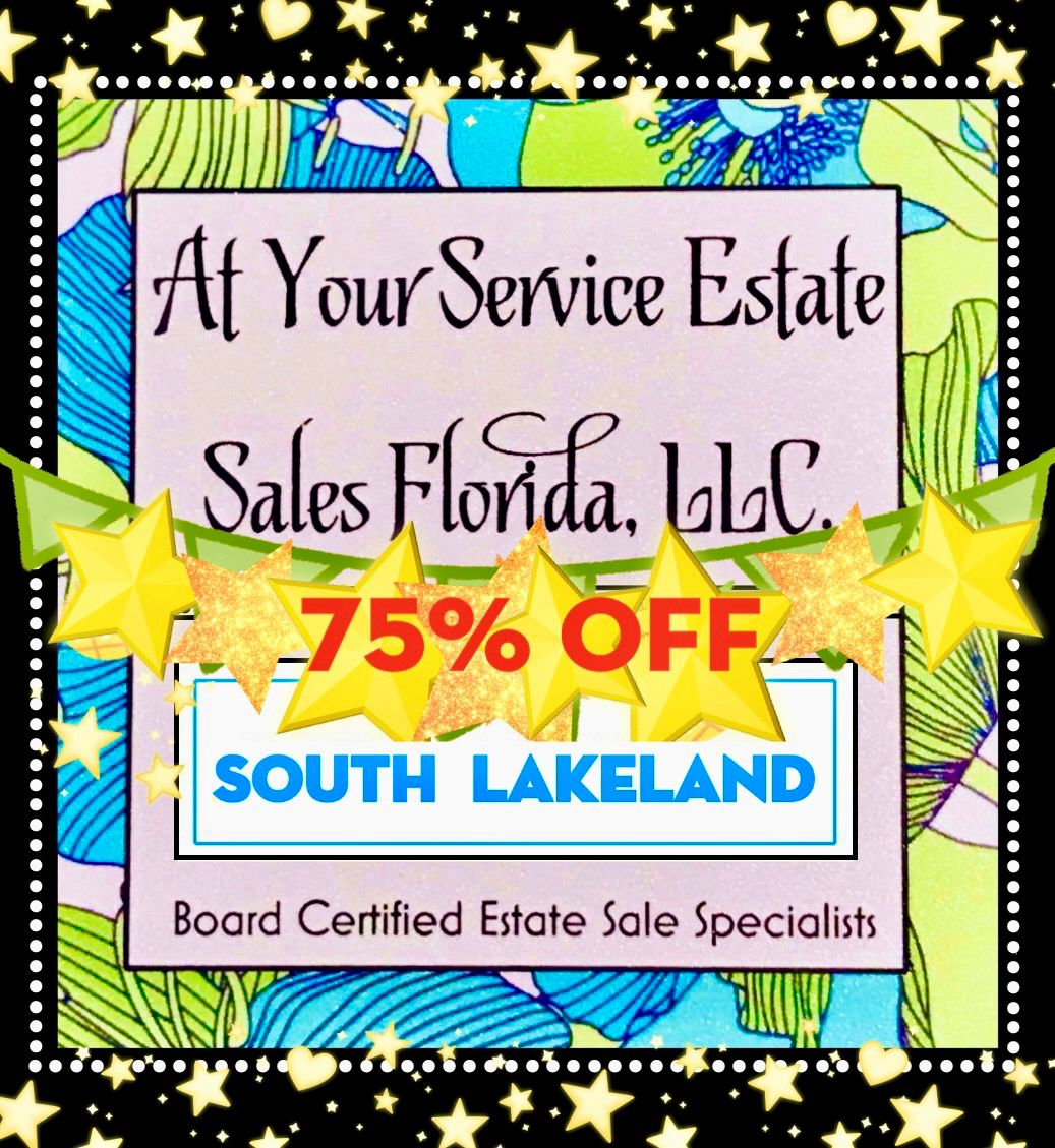 75 OFF South Lakeland Estate Sale starts on 10/29/2023
