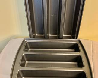$15 each - Chicago Metallic Professional Lasagna Trio Baking Pans, 12x15x3 Inches