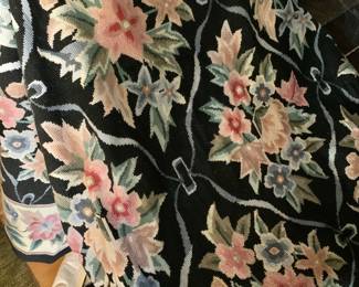 $450 - Vintage Aubusson rug - approx 5' x 8.5'