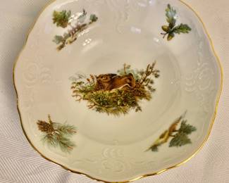 $10 - Bunny trinket plate - 5" diam, 1.5" deep