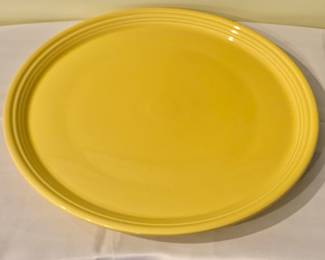$20 - Fiestaware sunflower yellow round serving platter - 15" diam