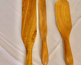 $20 - Set of 3 Mad Hungry spurtles - left is 13" L