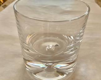 $65 - 7 Old Fashioned Whiskey Bubble Glasses - 4" H x 3" D