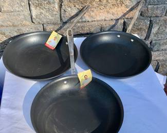 $30 each - New Emeril All-Clad saute pans