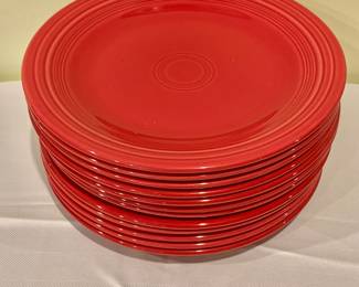 $10 each - Fiestaware dinner plates - each 10.5" diam