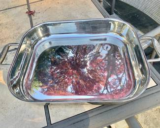 $60 - All-Clad roaster pan - 14.5" L, 11.75" W, 2.5" deep