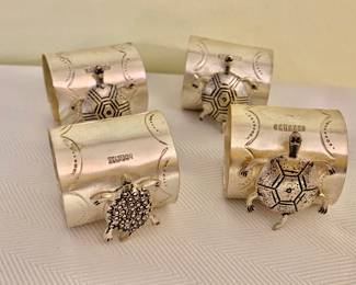 $10 - Set of 4 turtle napkin rings