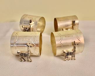$10 - Set of 4 alpaca napkin rings