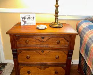 Antique 3 drawer chest