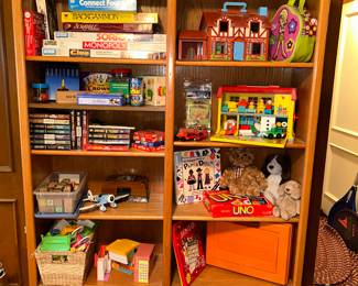 Vintage toys and games