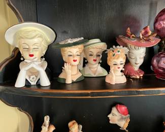 Head Vases from Long ago