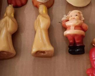 VINTAGE CHRISTMAS CANDLES