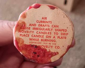 VINTAGE CHRISTMAS CANDLES