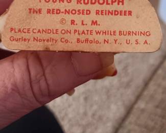 VINTAGE CHRISTMAS CANDLES