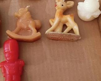 VINTAGE CHRISTMAS CANDLES