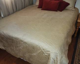 Queen size mattress/springs/hollywood frame
