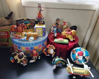 Tin toys.  More to be added!!!!!