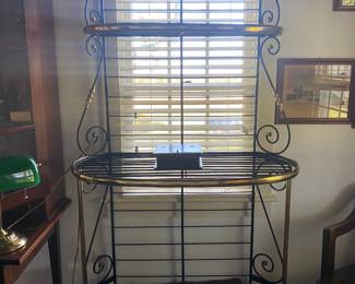 Brass Bakers Rack- Great for plants !