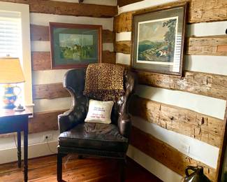 Leather Chair~ Crock