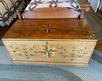 Hand Painted Blanket Chest