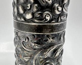 Vintage Derby Silver Co. Quadruple Plate Ornate Canister
Lot #: 55