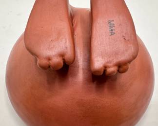 Two Metropolitan Museum Of Art Reproductions Of Predynastic Ceramic Vessels With Human Feet In Original Boxes
Lot #: 58