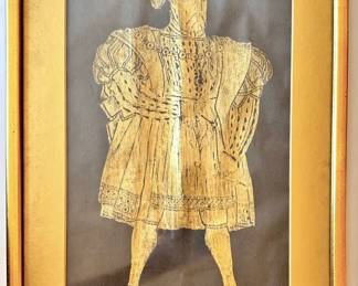 Henry VIII Old English Brass Rubbing Art
Lot #: 30