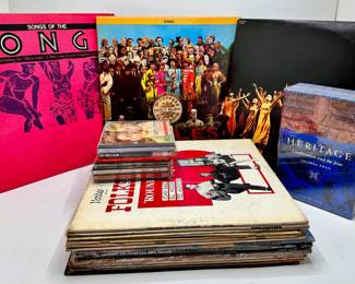 Over 15 Vinyl Records, Some CDs & DVD Set History Of Jews
Lot #: 121