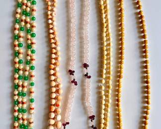 5 Beaded Necklaces, Some Vintage
Lot #: 78