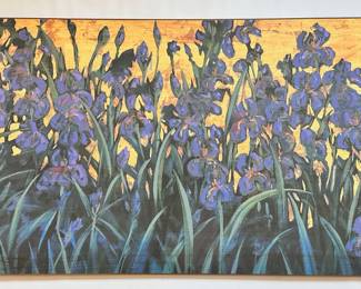 Iris Wall Art On Wood
Lot #: 50