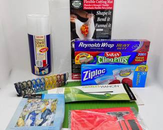 New Kitchen Supplies: Cutting Mat, Wine Cooler, Twin Blade Corkscrew, Wraps & More
Lot #: 166