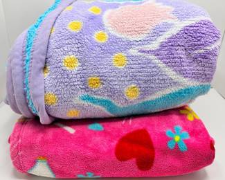 Punctuate & Providential Reversible Sherpa Fleece Kids Throws
Lot #: 165