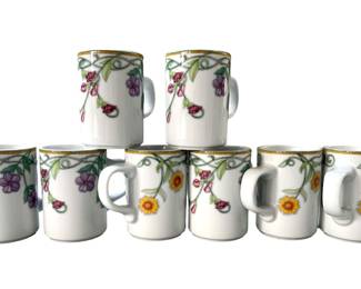 8 Dansk “Tivoli Gardens” Mugs
