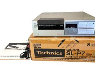 Vintage 1984 Technics Sl-P7 Compact Disc Cd Player
