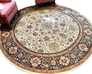 Round Karastan Rug
