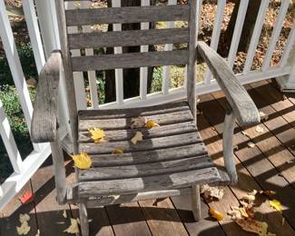 1 of 4 KINGSLEY BATE Folding Arm Chairs