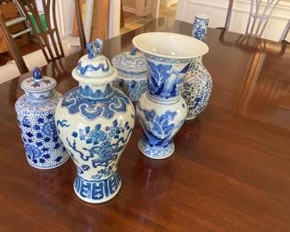 Ginger Jar, Jardiniere and Vases