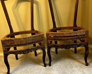 French style chairs ready for your upholtery