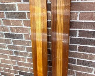 Vintage Wood Skis