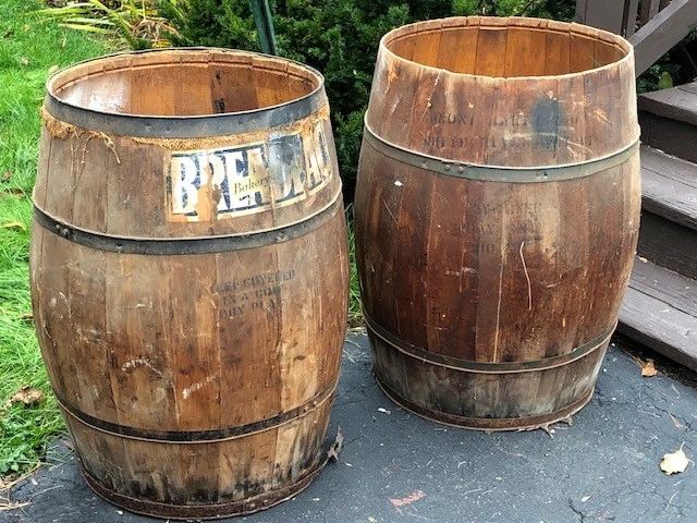 Antique Bread Barrels