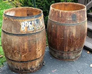 Antique Bread Barrels