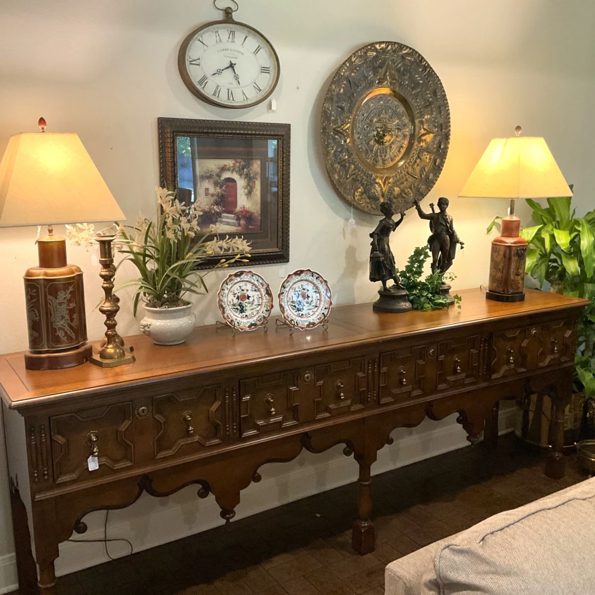 Fabulous  Baker furniture credenza/buffet (100 inch wide)