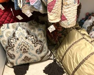 More decorative pillows