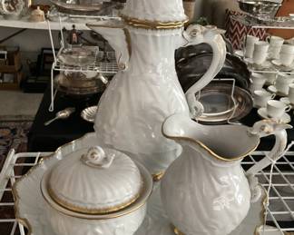 Porcelain tea set