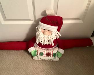 Santa door stopper