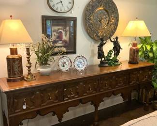 Fabulous  Baker furniture credenza/buffet (100 inch wide)